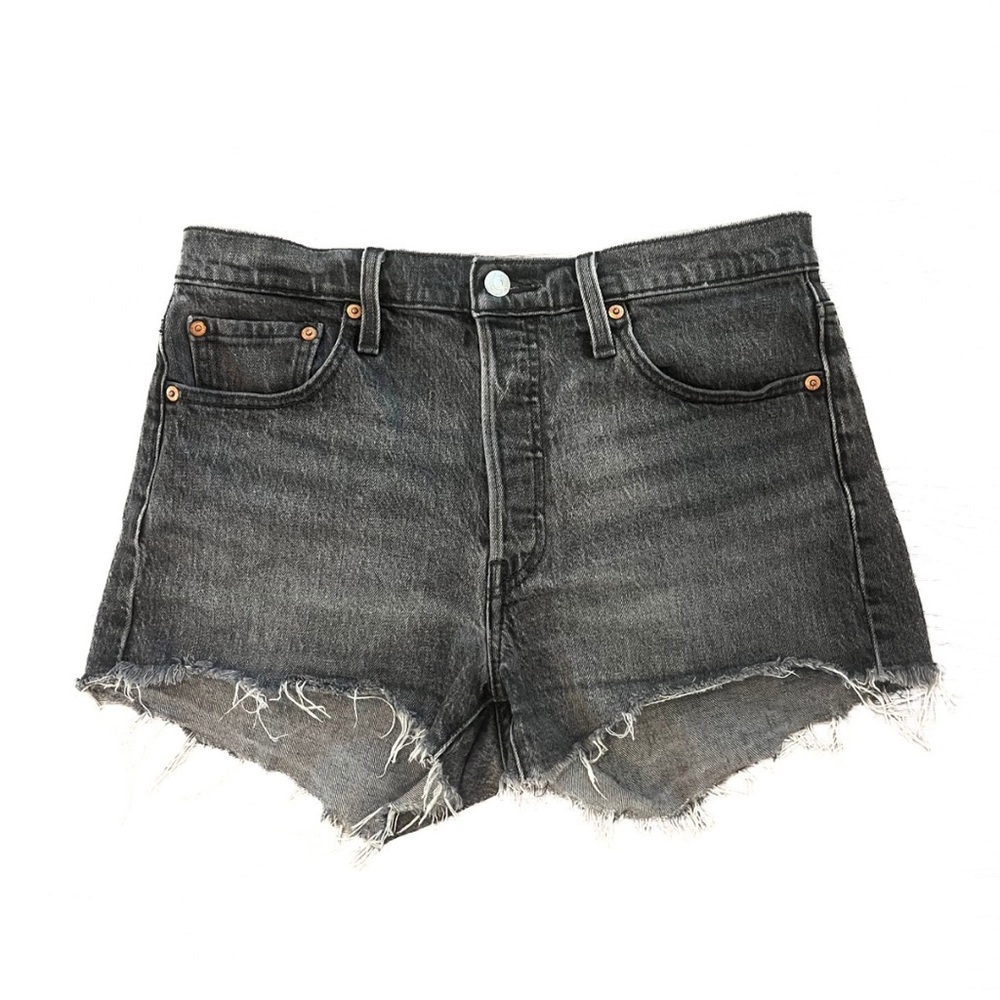 Levi’s Black Denim Women Shorts